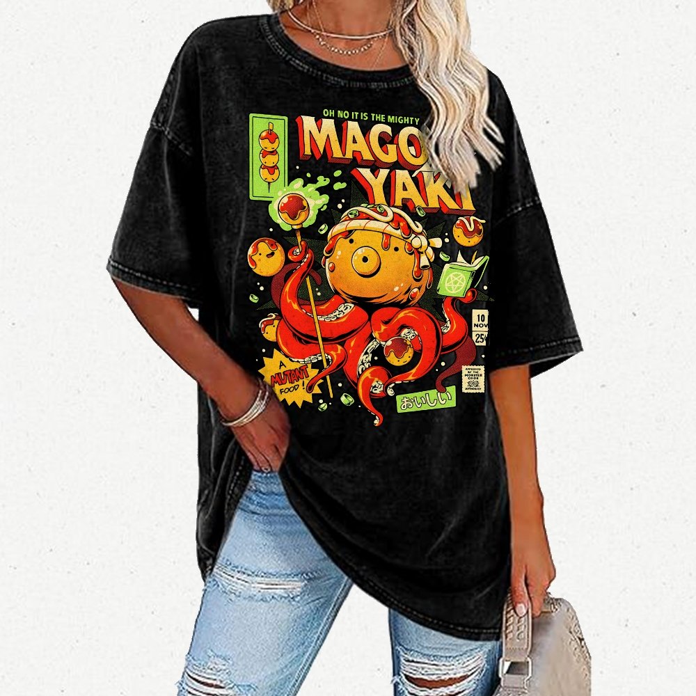 Magoyaki Vintage Distressed T-shirt