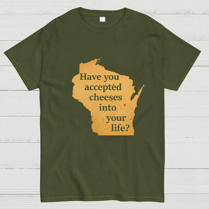 Wisconsin Cheese Pun Geeky T-Shirt