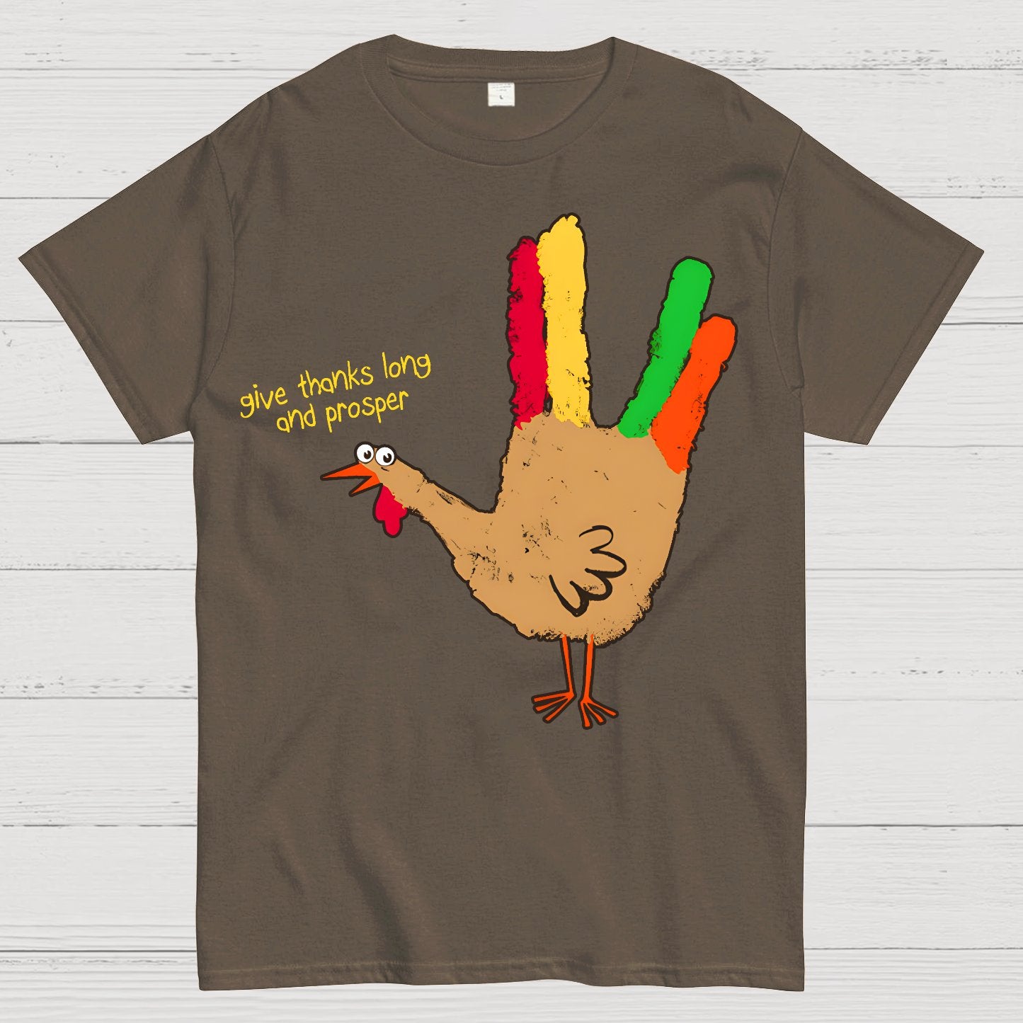 Give Thanks Live Well and Thrive Geek T-Shirt