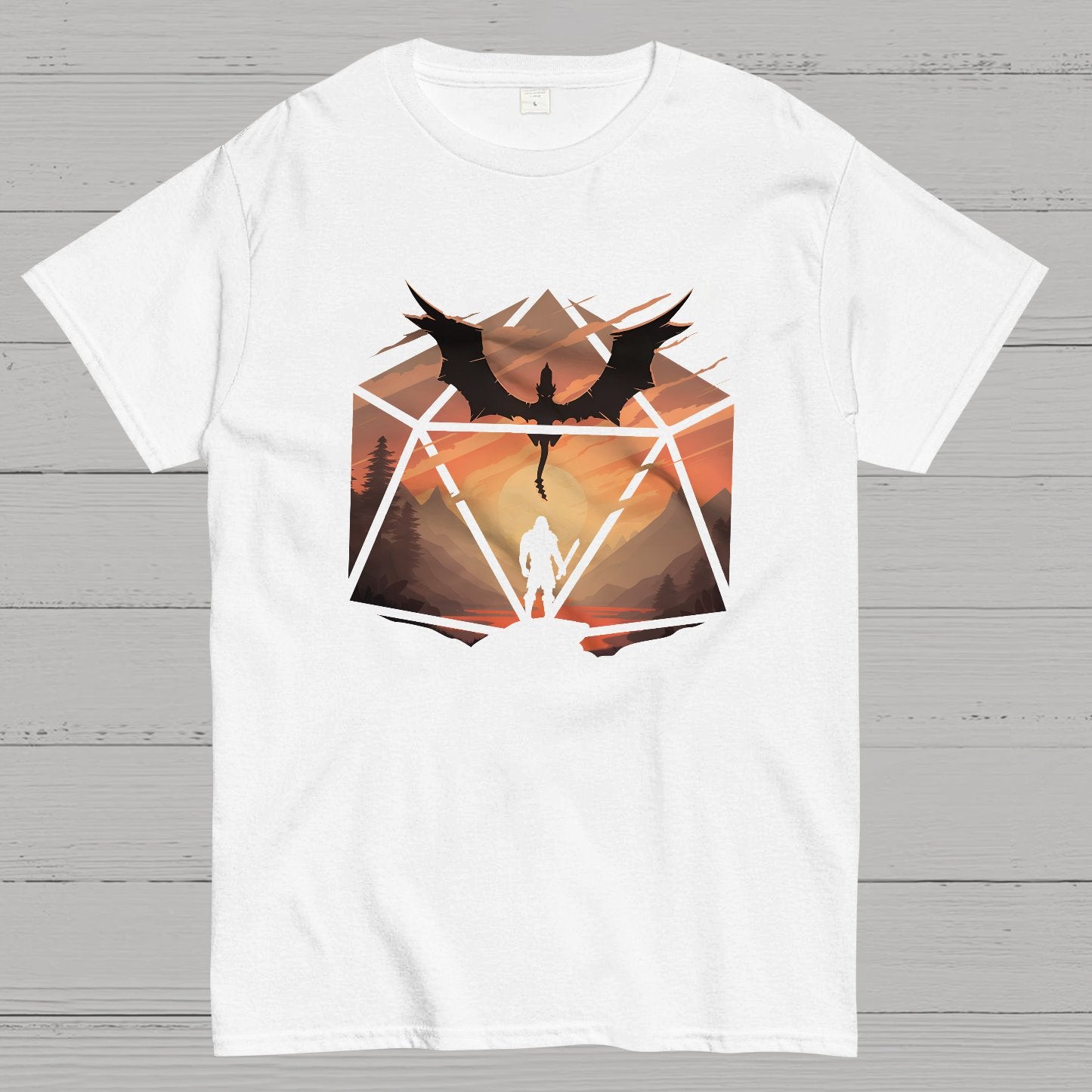 Staredown d20 Geeky T-Shirt
