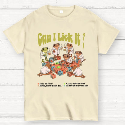 Can I Lick It Periodic Table Geek T-Shirt