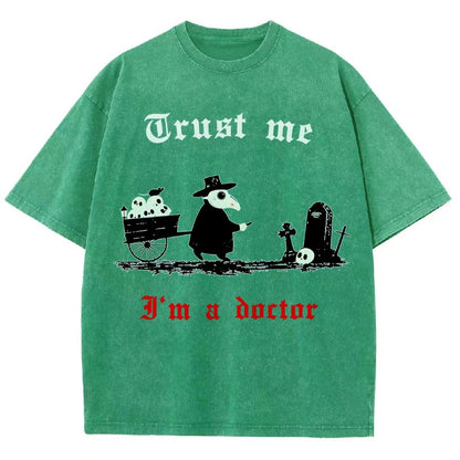 Trust Me I'm A Doctor Vintage Distressed T-shirt