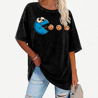 NomNom-Cookie Adventure Vintage Distressed T-shirt