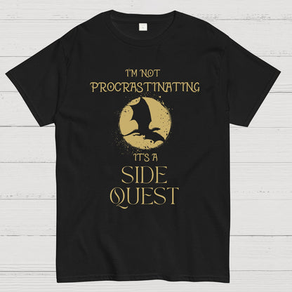 I'm Not Procrastinating I'm Doing Side Quests Geeky T-Shirt