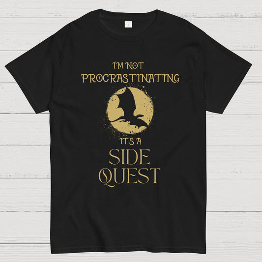 I'm Not Procrastinating I'm Doing Side Quests Geeky T-Shirt