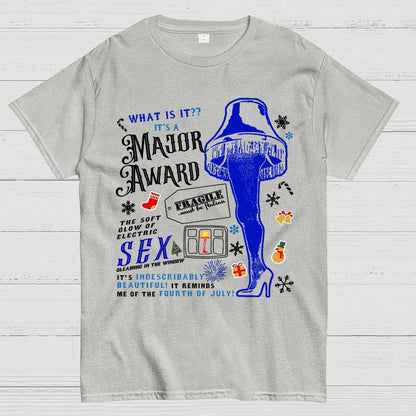 A Major Award Leg Lamp Christmas Geek T-Shirt