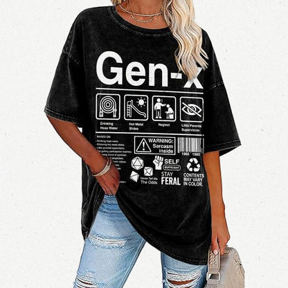 Gen X Label Vintage Distressed T-shirt