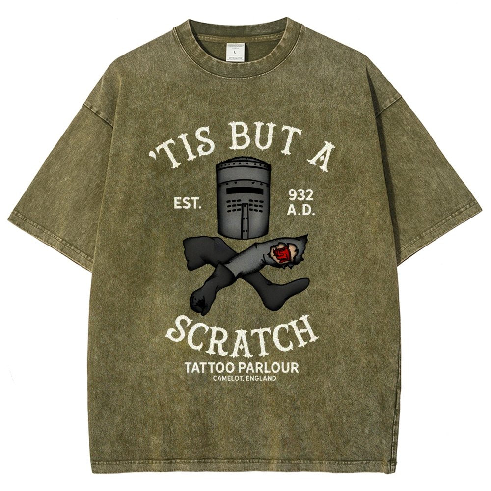 TIS BUT A SCRATCH Vintage Distressed T-shirt
