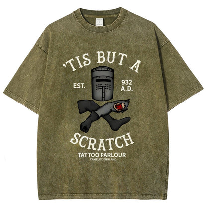TIS BUT A SCRATCH Vintage Distressed T-shirt