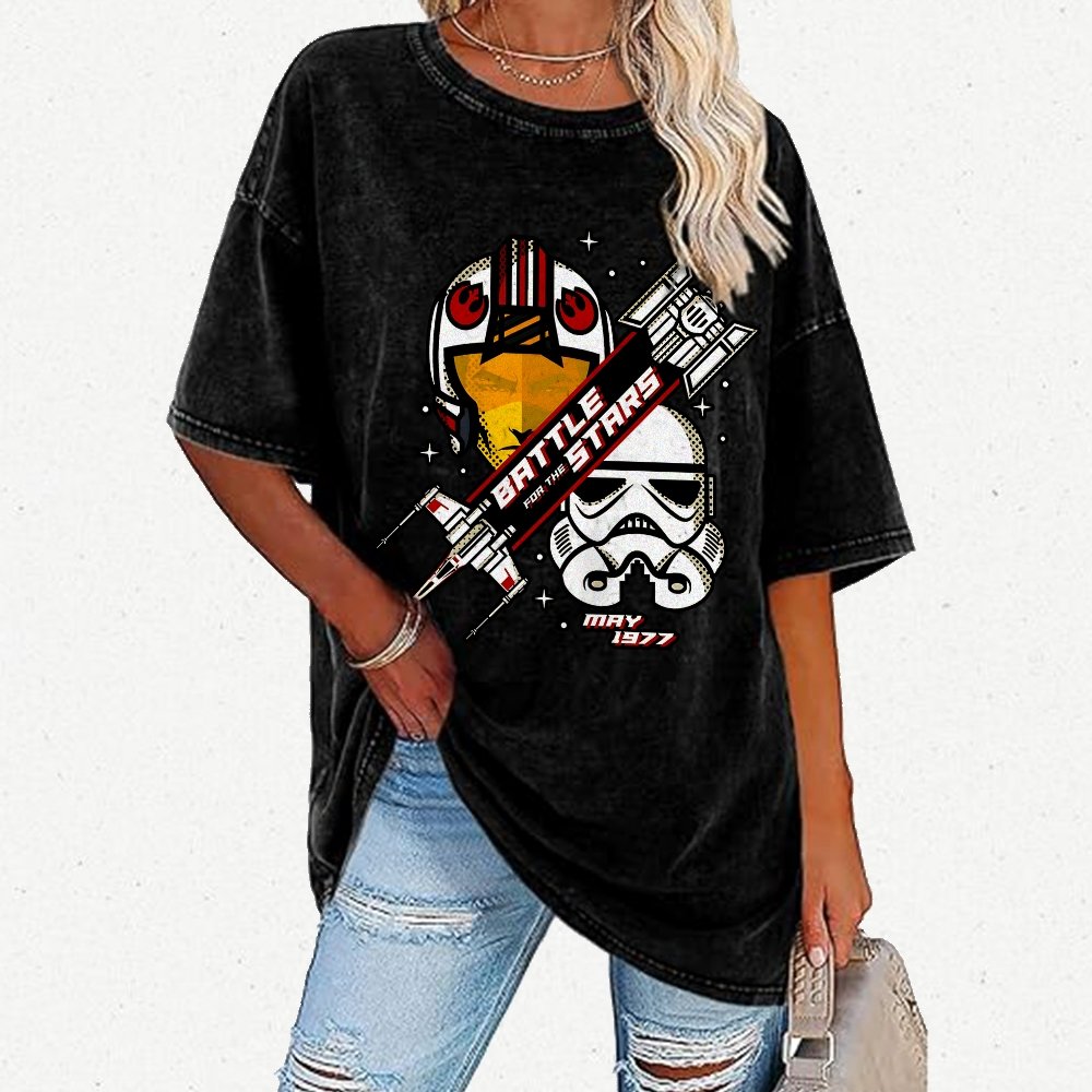 Battle for the Stars Vintage Distressed T-shirt