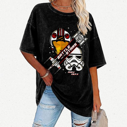 Battle for the Stars Vintage Distressed T-shirt