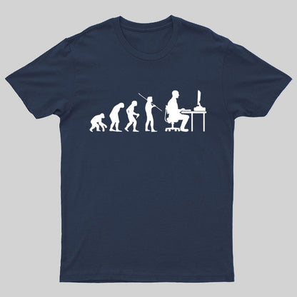Computer Worker Evolution Shirt, Programmer T-Shirt