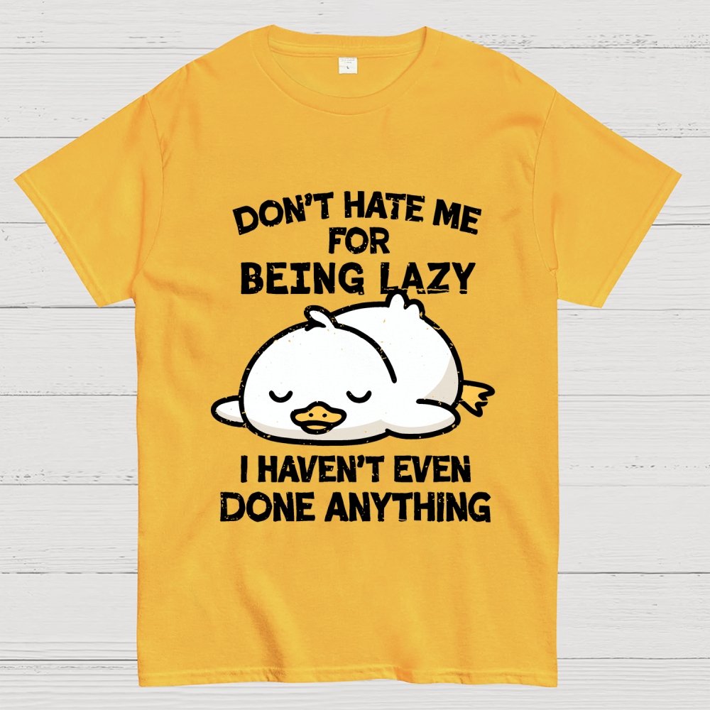 Duck Done Nothing Geek T-Shirt