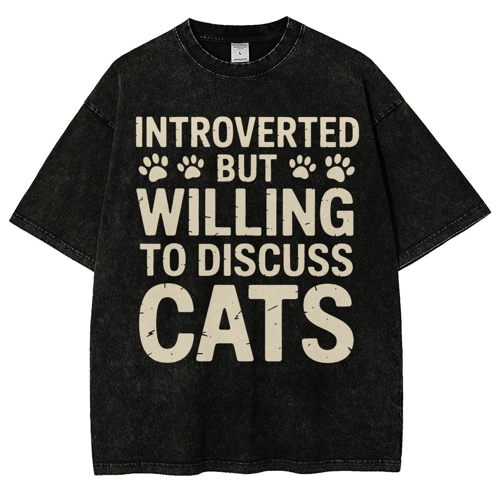 Introverted Vintage Distressed T-shirt