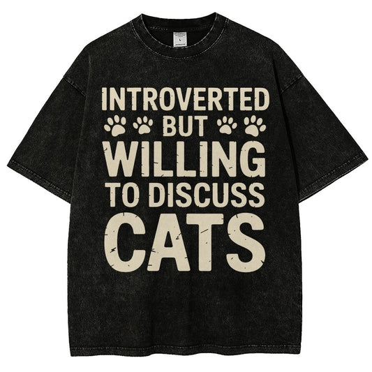 Introverted Vintage Distressed T-shirt