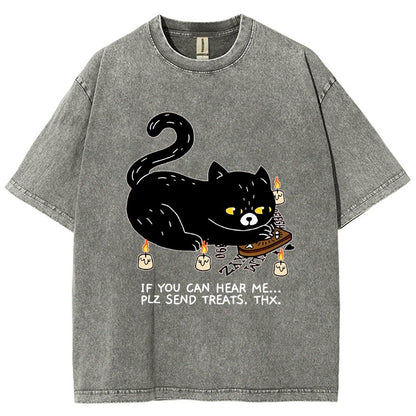 Send Treats Thx Vintage Distressed T-shirt