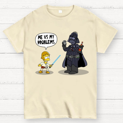 Me vs My Problems Humorous Geek T-Shirt