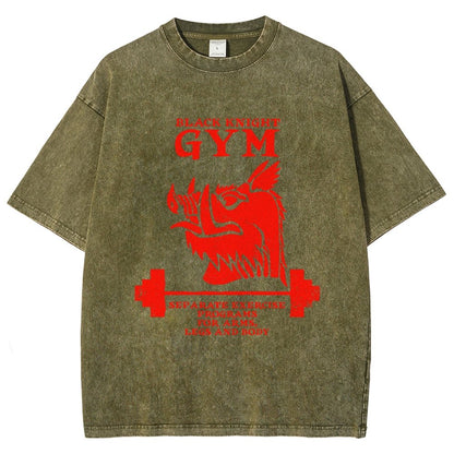 Black Knight Gym Vintage Distressed T-shirt