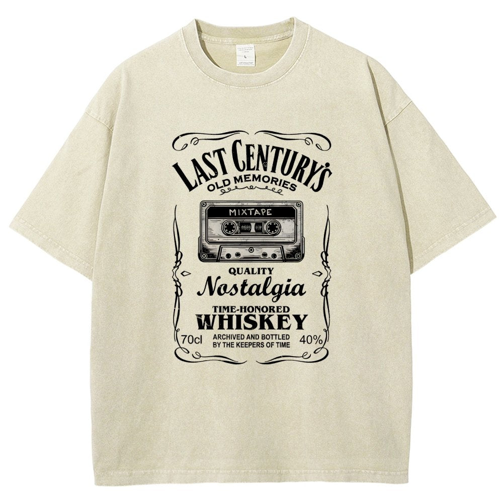 Last Century's Whiskey Vintage Distressed T-shirt