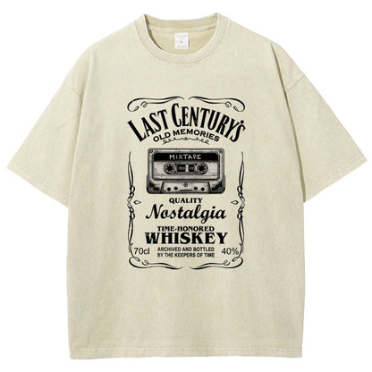 Last Century's Whiskey Vintage Distressed T-shirt