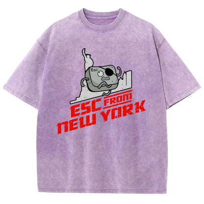 Esc from New Town Vintage Distressed T-shirt