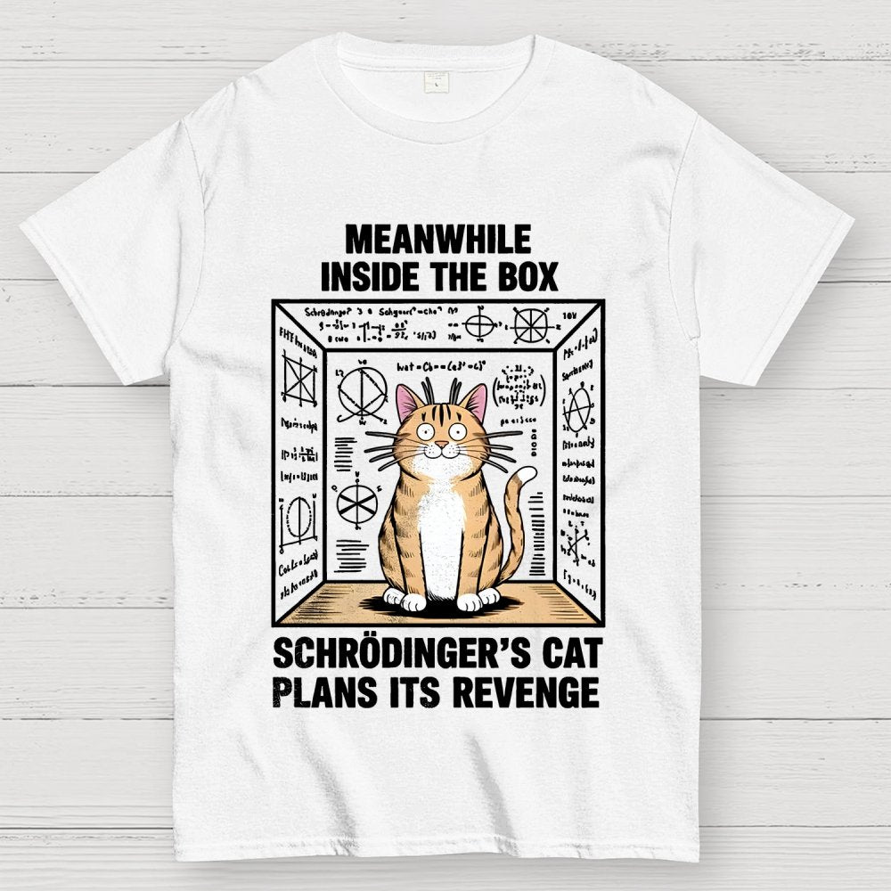 Schrodinger's Cat Escape Plan Geek T-Shirt