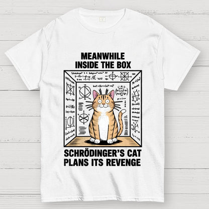 Schrodinger's Cat Escape Plan Geek T-Shirt