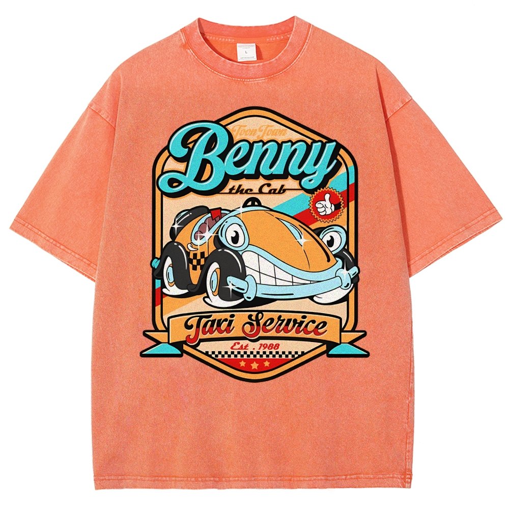 Buddy The Cab Vintage Distressed T-shirt