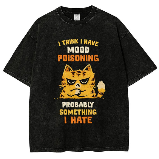 A Bad Case Of Mood Poisoning Vintage Distressed T-shirt