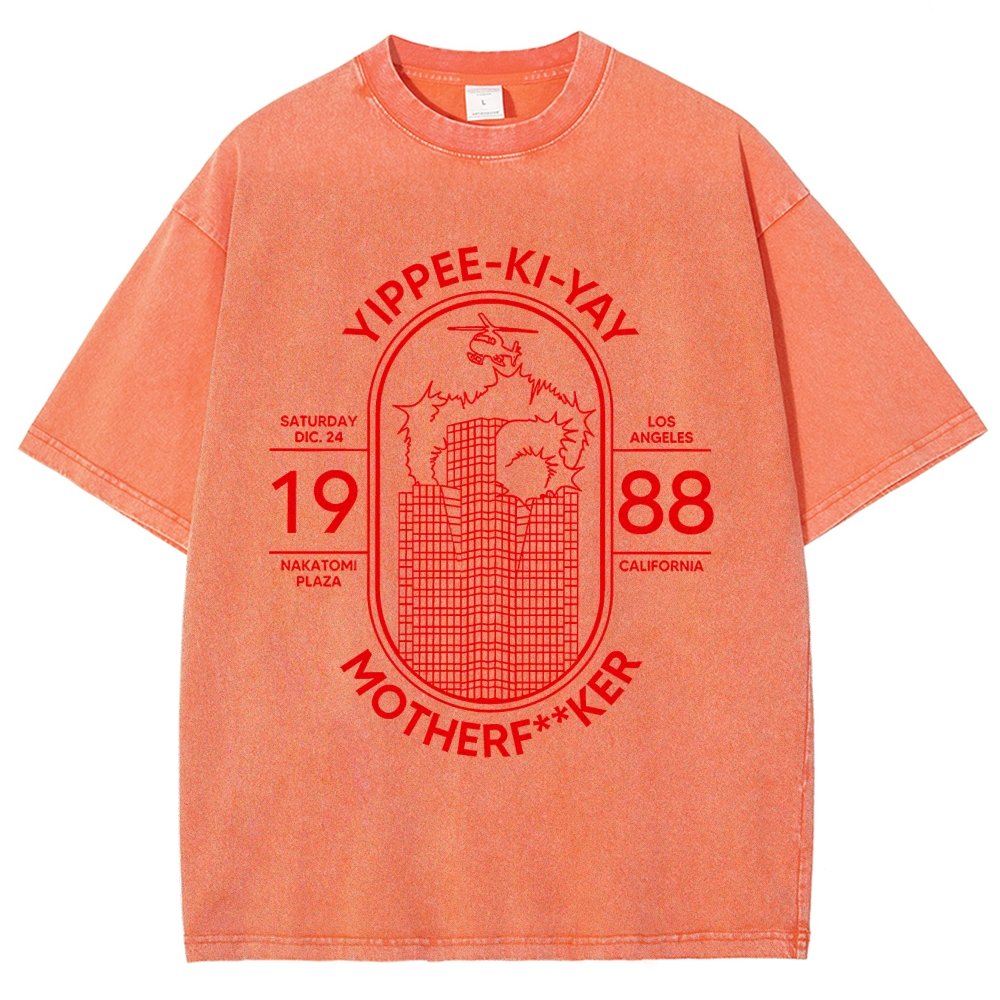 Yippie-ki-yay Vintage Distressed T-shirt