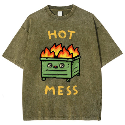 Hot Mess Vintage Distressed T-shirt