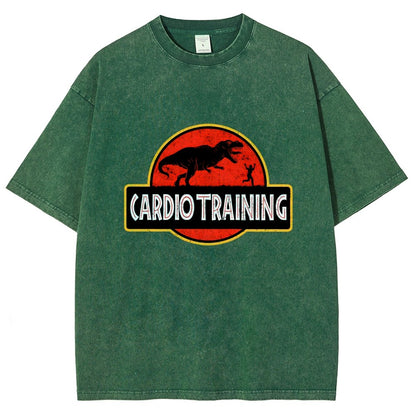 Cardio Training Vintage Distressed T-shirt