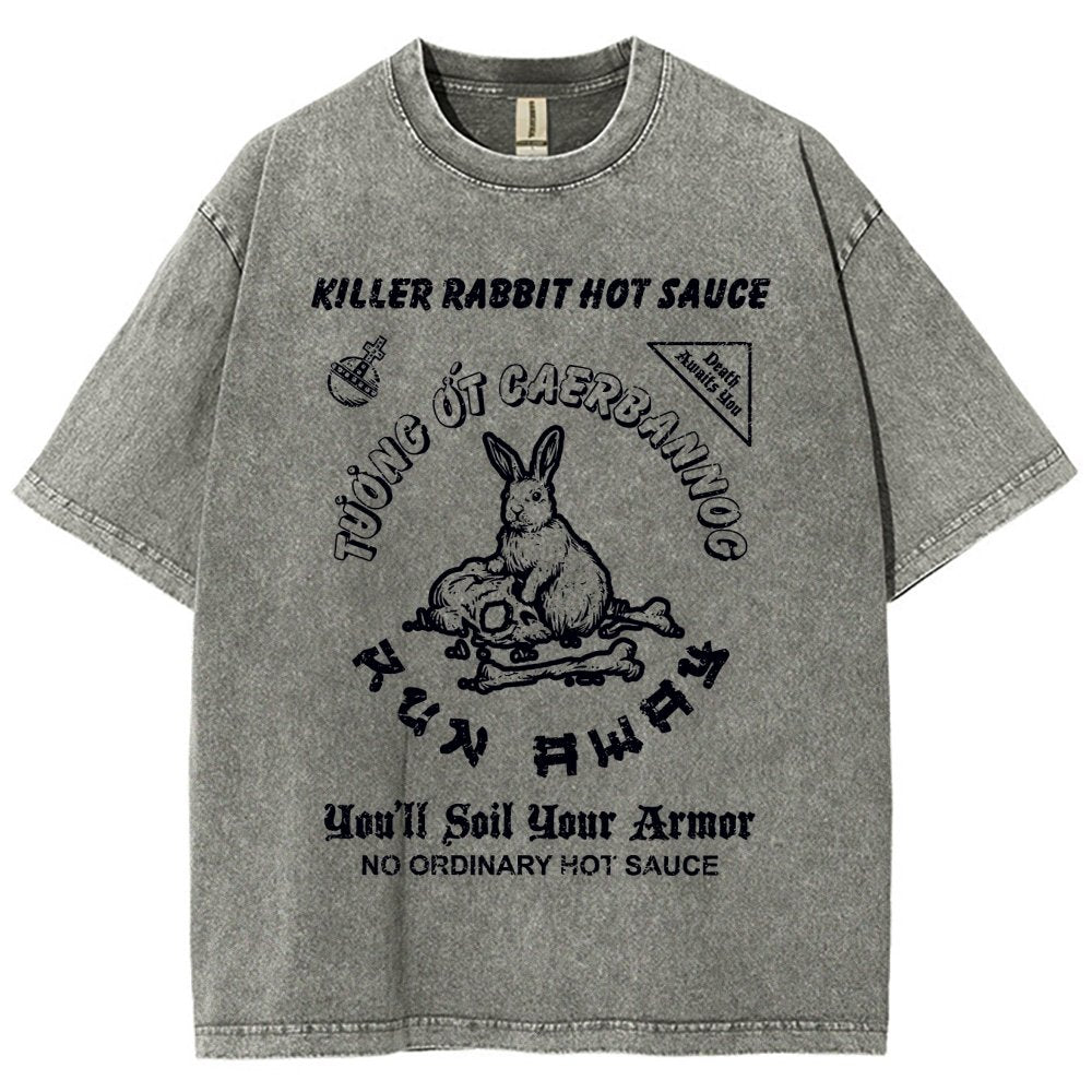 Killer Rabbit Hot Sauce Vintage Distressed T-shirt