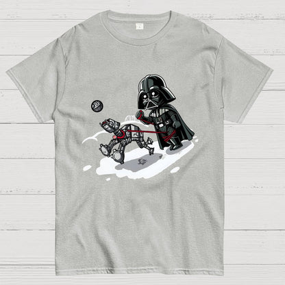 Even the strongest villain needs to walk his dog. Geek T-Shirt