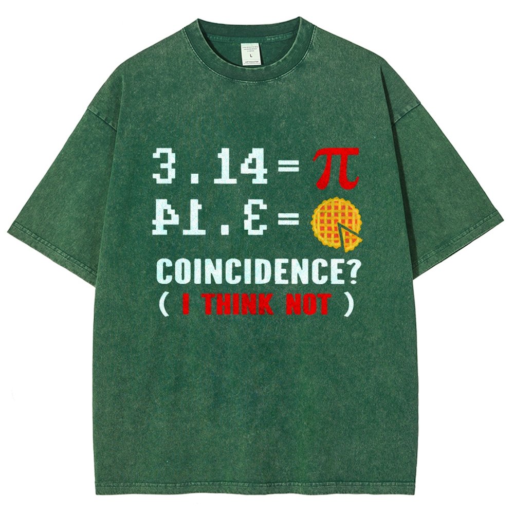 3.14 = pi coincidence (i think not) Vintage Distressed T-shirt