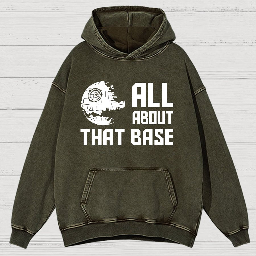 All About That Base Geeks Vintage Distressed Hoodie
