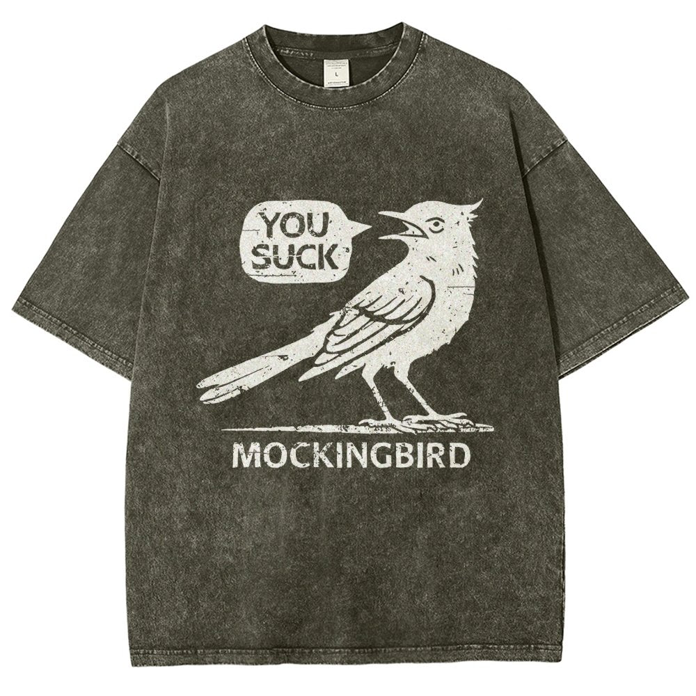 Mockingbird Vintage Distressed T-shirt