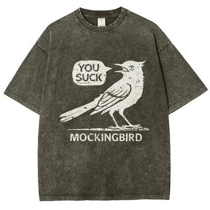 Mockingbird Vintage Distressed T-shirt