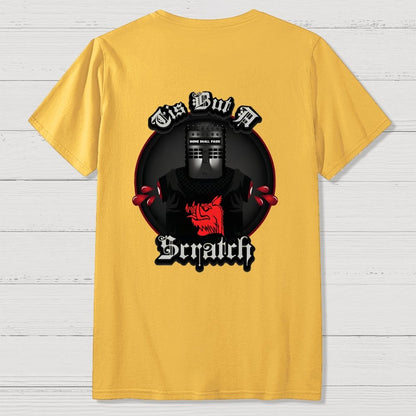 None Shall Pass - Tis But A Scratch Front And Back Printing Geek T-Shirt