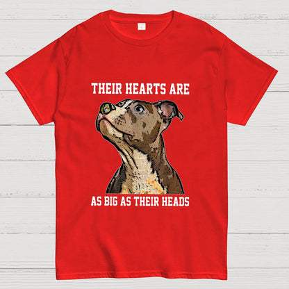 Their Hearts Are As Big As Their Heads Nerdy T-Shirt