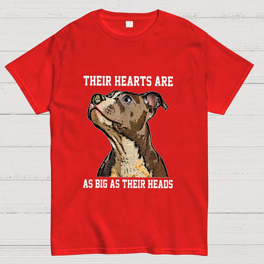 Their Hearts Are As Big As Their Heads Nerdy T-Shirt