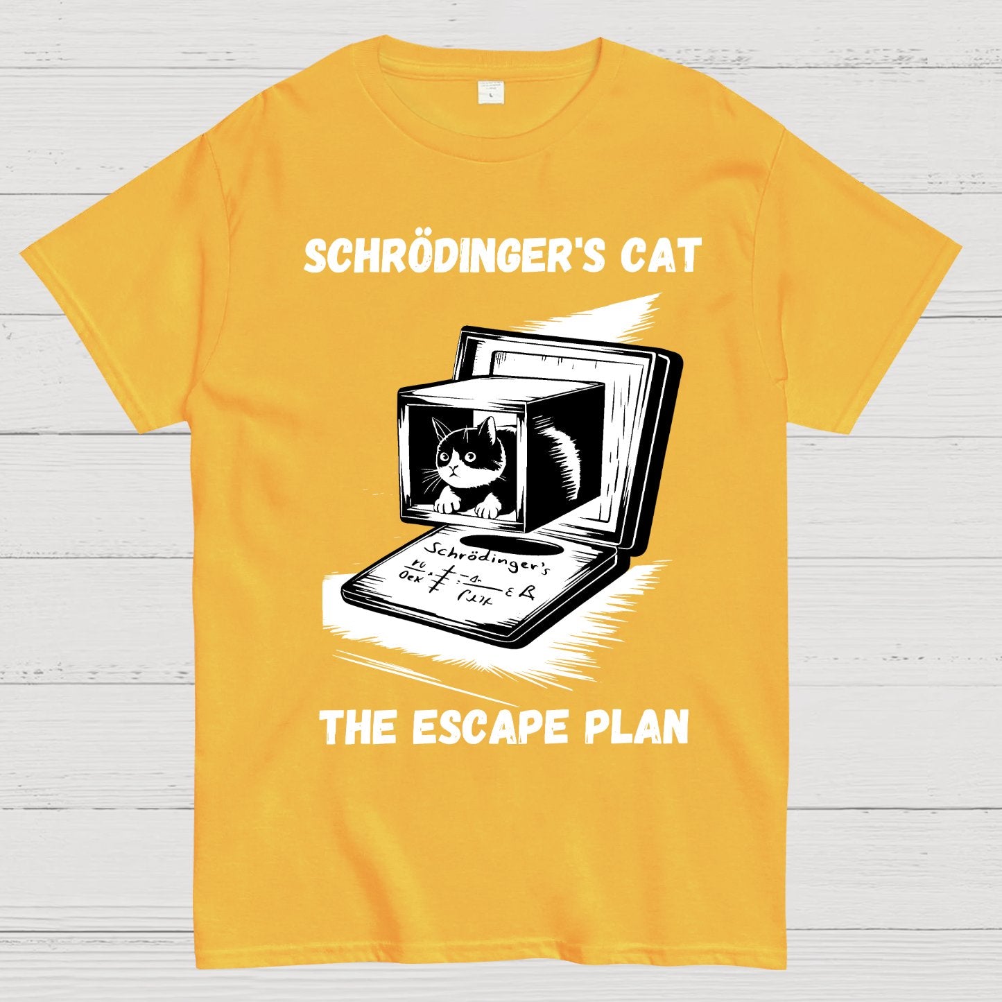 Schrödinger's Cat The Escape Plan Geek T-Shirt