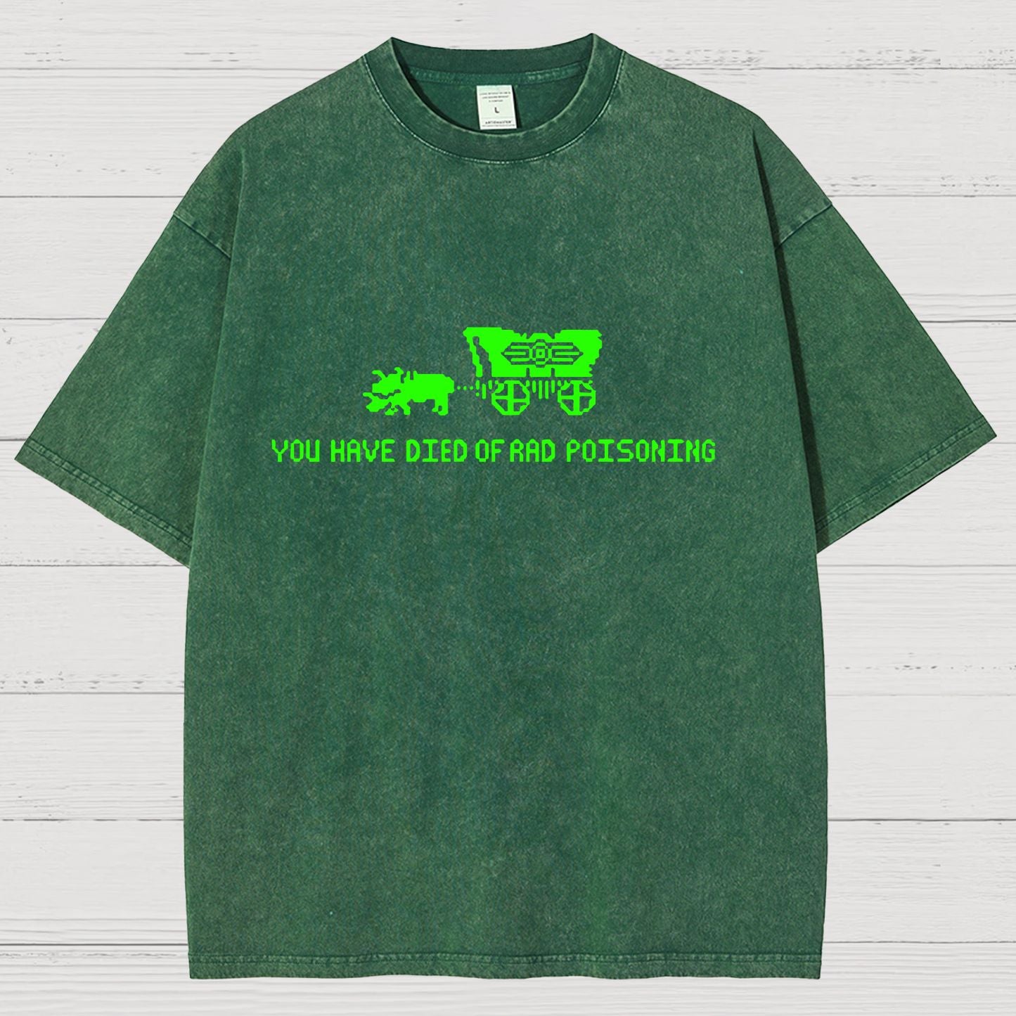 Oregon You Have Died Of Rad Poisoning Vintage Distressed T-shirt