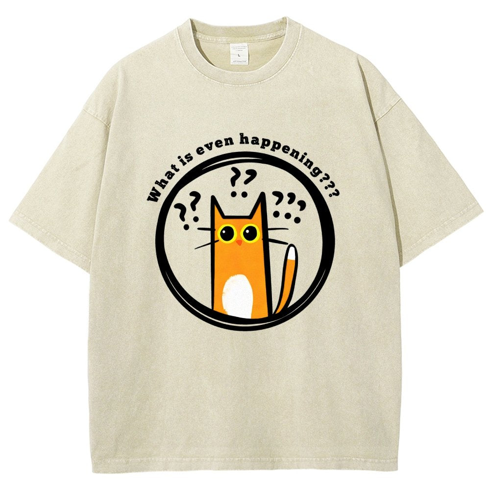 What is Even Happening Vintage Distressed T-shirt