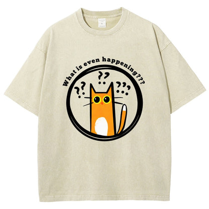 What is Even Happening Vintage Distressed T-shirt
