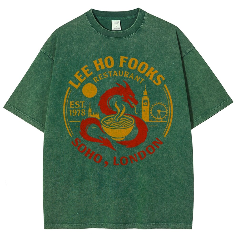 Lee Ho Fooks Chinese Restaurant Vintage Distressed T-shirt