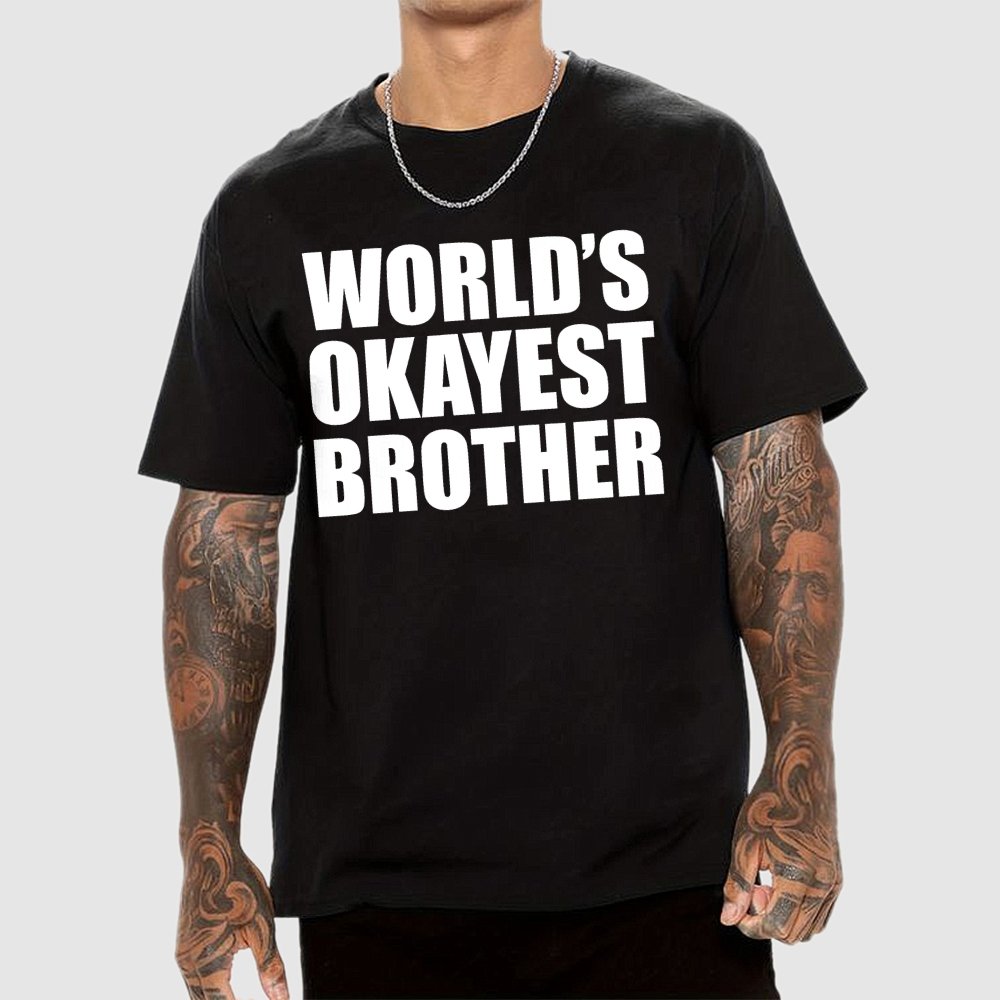 World's Okayest Brother Geek T-Shirt