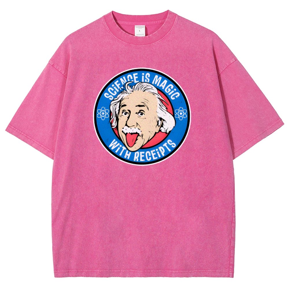 Science Is Magic Vintage Distressed T-shirt