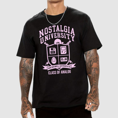 Nostalgia University Unisex Geek T-Shirt