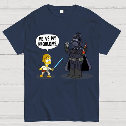 Me vs My Problems Humorous Geek T-Shirt